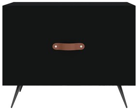 vidaXL Τραπεζάκι Σαλονιού Μαύρο 50x50x40 εκ. από Επεξεργασμένο Ξύλο