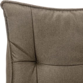 vidaXL Πολυθρόνα Γραφείου Μασάζ  Χρώμα Taupe Υφασμάτινη
