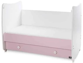 Βρεφικό κρεβάτι DREAM  60x120εκ. White + Pink 10150420038A  Lorelli (Δώρο Πάντα Προστασίας)