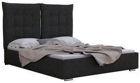 Κρεβάτι Florence 104, Διπλό, Γκρι, 140x200, Ταπισερί, 155x214x128cm, 77 kg | Epipla1.gr
