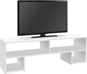 Έπιπλο τηλεόρασης Dabi Megapap χρώμα λευκό 150x30x40εκ.