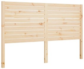 vidaXL Κεφαλάρι Κρεβατιού 146 x 4 x 100 εκ. από Μασίφ Ξύλο Πεύκου