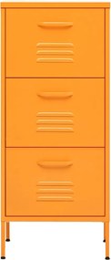 vidaXL Ντουλάπι Αποθήκευσης Μουσταρδί 42,5 x 35 x 101,5 εκ. από Ατσάλι