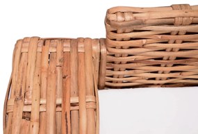 vidaXL Σετ Καναπέ 15 Τεμαχίων από Γνήσιο Ρατάν