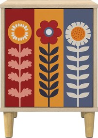 vidaXL Κομοδίνο ESSEN 2 τμχ. Sonoma Δρυς 36 x 33 x 50 εκ.