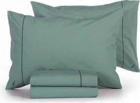 Σεντόνια King Size (Σετ) Nautica By Nef-Nef Homeware Nau Wave Solid Πράσινο