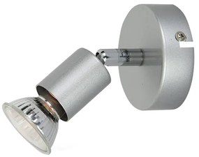 Φωτιστικό Σποτ Aca MC634SL1 TRINITY Ασημί (Silver Coloured)
