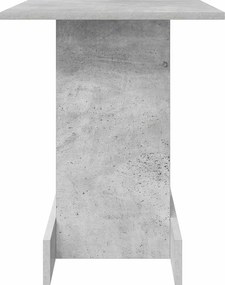 vidaXL End Table Σκυρόδεμα Γκρι 44,5 x 45 x 55 εκ Επεξεργασμένο Ξύλο