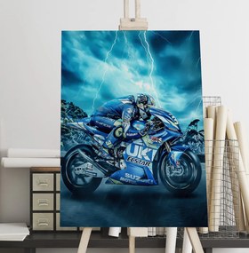 Πίνακας σε καμβά MotoGP Joan Mir KNV1733 30cm x 40cm