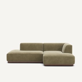 Γωνιακός καναπές δεξιός από λινό βελούδο, JACOPO