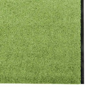 vidaXL Χαλάκι Εξώπορτας Πράσινο και Μαύρο 120 x 350 εκ