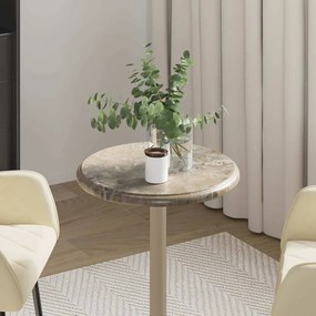 vidaXL Επιφάνεια Τραπεζιού Γκρι Ø40 x 2,5 εκ. Μαρμάρινη