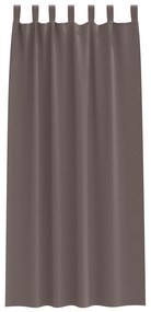 vidaXL Κουρτίνες 2 pcs Σκούρο καφέ Σκούρο καφέ 245 x 140 εκ.