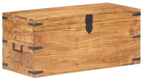 vidaXL Μπαούλο 90 x 40 x 40 εκ. από Μασίφ Ξύλο Ακακίας