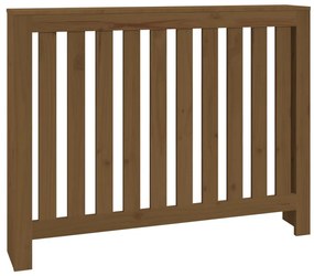 vidaXL Κάλυμμα Καλοριφέρ Καφέ μελί108,5x19x84εκ. από Μασίφ Ξύλο Πεύκου
