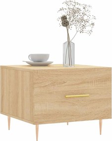 vidaXL Τραπεζάκια Σαλονιού 2 τεμ Sonoma Δρυς 50x50x40 εκ Επεξ. Ξύλο