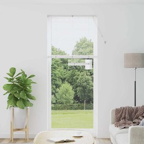 vidaXL Βενετσιάνικες Ρόδες Λευκό 220 x 95 εκ Αλουμίνιο