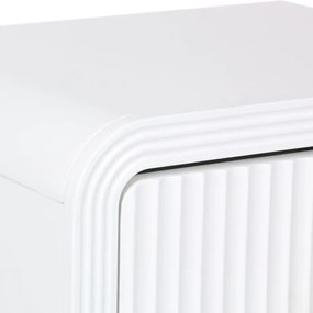 Κομοδίνο Zeplen MDF σε λευκή απόχρωση 40x30x53εκ 40x30x53 εκ.
