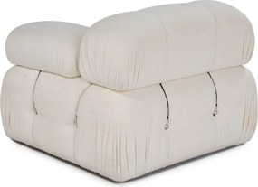 1-Seat Sofa Bubble 1R - Beige White