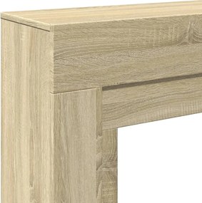 vidaXL Πλαίσιο Τζακιού Sonoma Δρυς 100x30x87,5 εκ. από Επεξ. Ξύλο