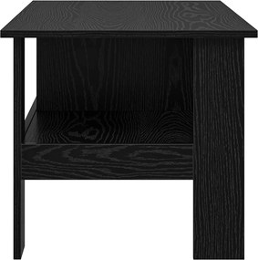 vidaXL Τραπεζάκι σαλονιού Μαύρη Οξυά 90 x 50 x 45 cm