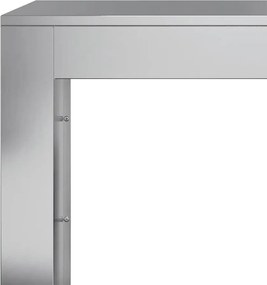 vidaXL Ράφι Καυσόξυλων 60x40x60 εκ. Γαλβανιζέ Ατσάλι