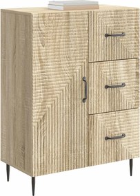 vidaXL Πλαϊνό γραφείο με συρτάρι Sonoma Δρυς 66 x 34,5 x 89,5 εκ