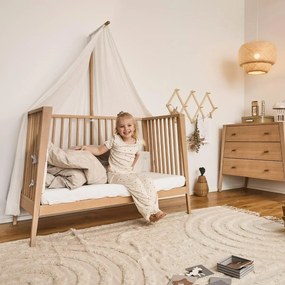 Leander Linea κούνια 0-3 ετών Oak