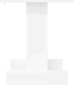 vidaXL End Table Λευκό 44,5 x 45 x 55 εκ Επεξεργασμένο ξύλο