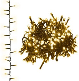 vidaXL Φωτάκια Compact με 3000 LED Θερμό Λευκό 65 μ. από PVC