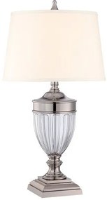 Επιτραπέζιο Φωτιστικό 1xE27 Dennison Elstead Lighting-QZ-DENNISON-PN-Νίκελ Ματ QZ-DENNISON-PN