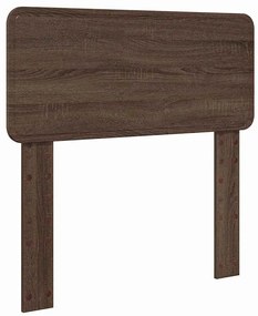 vidaXL Κεφαλάρι με κεφαλάρι Καφέ δρυς 75 cm Επεξεργασμένο ξύλο