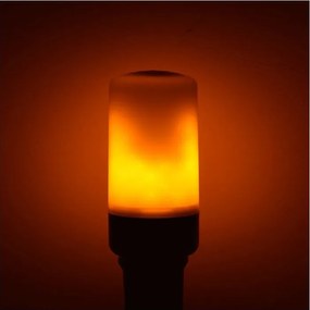 LED Λάμπα V-TAC E27 4W Με Εφέ Φλόγας Θερμό 1800K