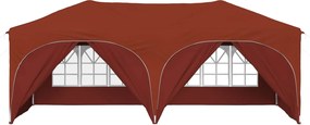 vidaXL Αυτοσχέδιο Μόρφωση 574 x 289 x 245 cm Τερακότα Ύφασμα Όξφορντ