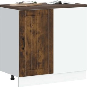 vidaXL Κάτω ντουλάπι κουζίνας "Lucca" Καπνιστή δρυς