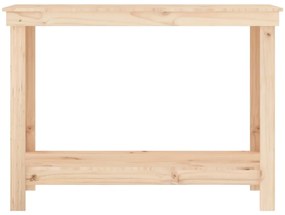 vidaXL Πάγκος Εργασίας 110 x 50 x 80 εκ. από Μασίφ Ξύλο Πεύκου