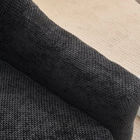 Πολυθρόνα FL801 Fyllianaμε Μεταλλικά Πόδια Μαύρο 76x77x89 εκ. 76x77x89 εκ.