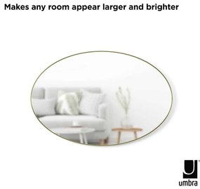 Καθρέπτης τοίχου 92Χ62εκ.Umbra Hubba Oval Gold 1018528-104
