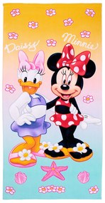 Παιδική Πετσέτα Θαλάσσης Microfiber (70x140) Dimcol Minnie & Daisy 22 Pink