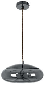 Φωτιστικό Οροφής Axton 00751 7W Led Φ30x15cm Clear Fume GloboStar