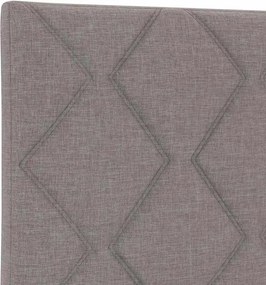 vidaXL Κεφαλάρι Taupe 200 cm ύφασμα