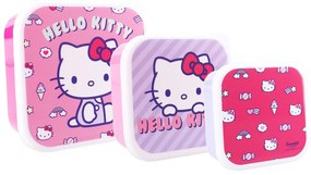 Φαγητοδοχεία (Σετ 3τμχ) Vado Bags Hello Kitty Fresh Bites