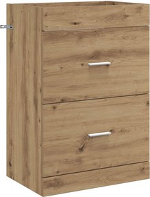 vidaXL Ντουλάπι Κάτω από τον Νιπτήρα Artisan Δρυς 56 x 37,5 x 81 εκ