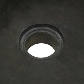 vidaXL Νιπτήρας Μαύρος 30 x 30 x 15 εκ. από Riverstone