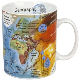 Κούπα Geography Knowledge 1113302078 490ml Multi Könitz Πορσελάνη