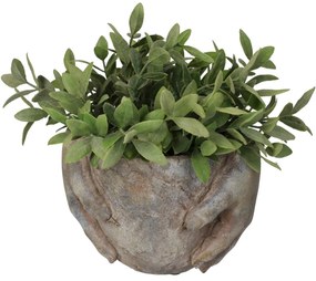 Κασπώ ArteLibre Χέρια Καφέ Τσιμέντο 20.5x15.5x14.5cm