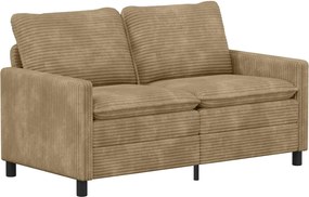 vidaXL Καναπές Taupe 156 x 81 x 87,5 εκ Πολυεστέρας