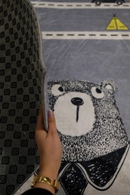 Stewehome Διακοσμητικό χαλί με ψηφιακή εκτύπωση και αντιολισθητική βάση 80x50 cm