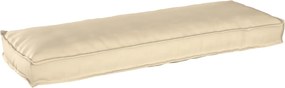 vidaXL Μαξιλάρι Μπεζ 120 x 40 x 8 εκ Ύφασμα Όξφορντ