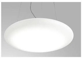 Κρεμαστό Φωτιστικό Οροφής LED 30W Λευκό Φ45cm Μαγνητικό Αμπαζούρ Mentos LD110303B Zafferano -LD113303B-Λευκό LD113303B